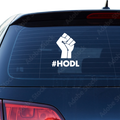 HODL Aufkleber - Beispielansicht