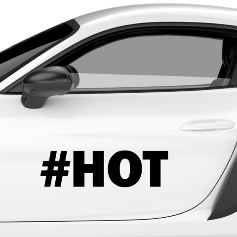 #HOT Aufkleber - Beispielansicht