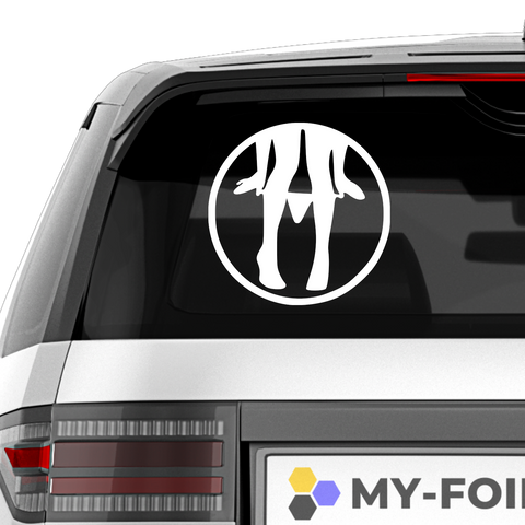 Höschen runter Aufkleber 1.5 - Beispielansicht