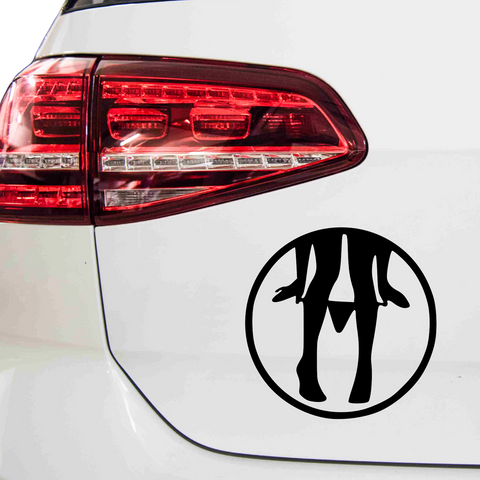 Höschen runter Aufkleber 1.5 - Beispielansicht