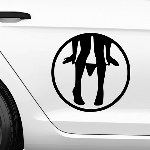 Höschen runter Aufkleber 1.5 - Beispielansicht