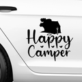 Happy Camper Aufkleber - Beispielansicht