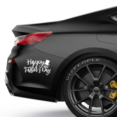 Happy Fathers day Aufkleber Nr 1 - Beispielansicht