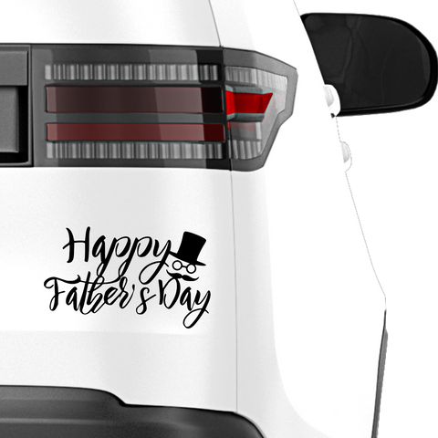 Happy Fathers day Aufkleber Nr 1 - Beispielansicht