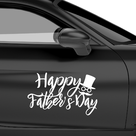 Happy Fathers day Aufkleber Nr 1 - Beispielansicht