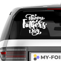 Happy Fathers day Aufkleber Nr 2 - Beispielansicht