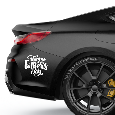 Happy Fathers day Aufkleber Nr 2 - Beispielansicht