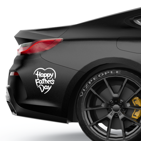 Happy Fathers day Aufkleber Nr 3 - Beispielansicht