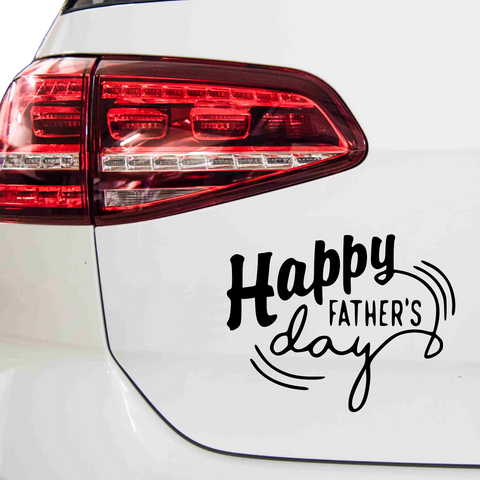 Happy Fathers day Aufkleber Nr 4 - Beispielansicht