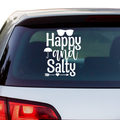 Happy and salty Aufkleber - Beispielansicht