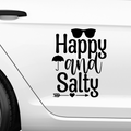 Happy and salty Aufkleber - Beispielansicht