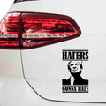 Haters gonna hate Trump Aufkleber - Beispielansicht