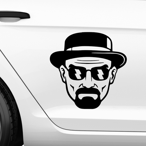 Heisenberg Aufkleber - Beispielansicht