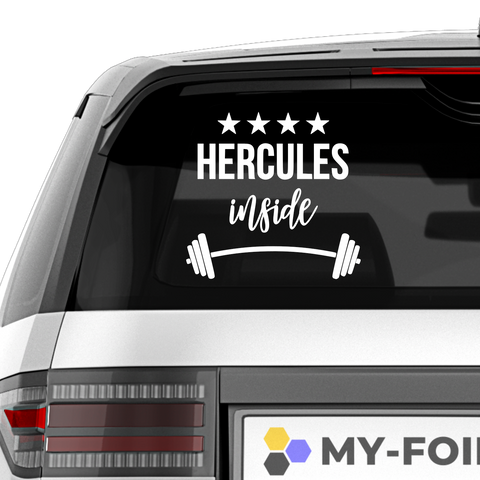 Herkules inside Aufkleber - Beispielansicht