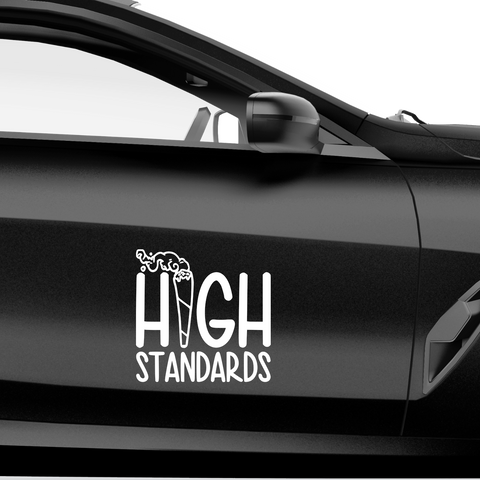 High Standart Aufkleber - Beispielansicht