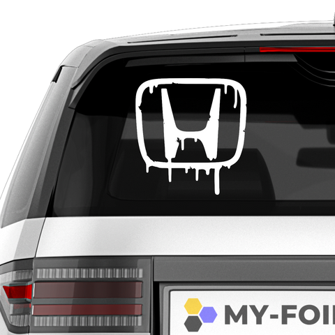 Honda Logo Abstrakt Aufkleber - Beispielansicht