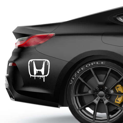 Honda Logo Abstrakt Aufkleber - Beispielansicht
