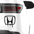 Honda Logo Abstrakt Aufkleber - Beispielansicht