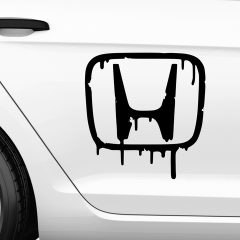 Honda Logo Abstrakt Aufkleber - Beispielansicht