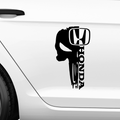Honda Skull Abstrakt Aufkleber - Beispielansicht