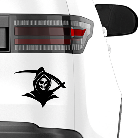 Hooded Sensenmann Aufkleber - Beispielansicht