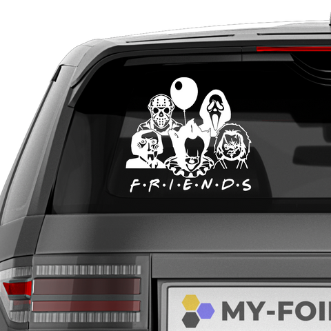 Horror Friends Aufkleber - Beispielansicht