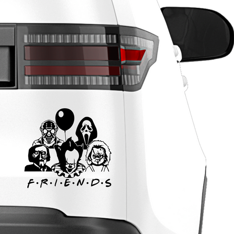 Horror Friends Aufkleber - Beispielansicht