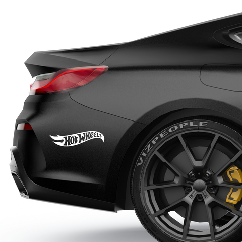 Hot Wheels Logo Aufkleber - Beispielansicht