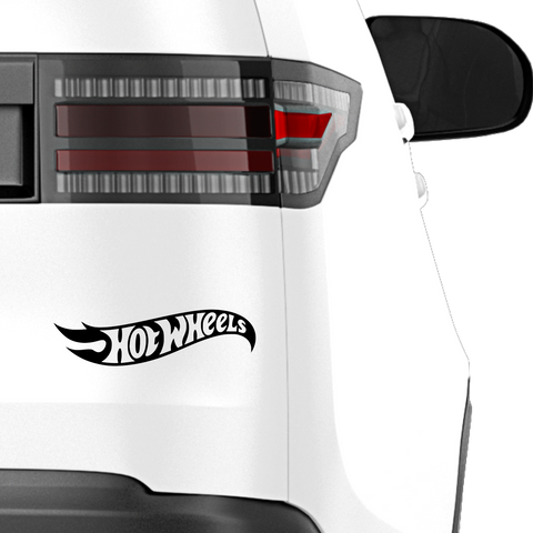 Hot Wheels Logo Aufkleber - Beispielansicht