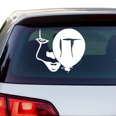 IT Clown Pennywise Aufkleber - Beispielansicht