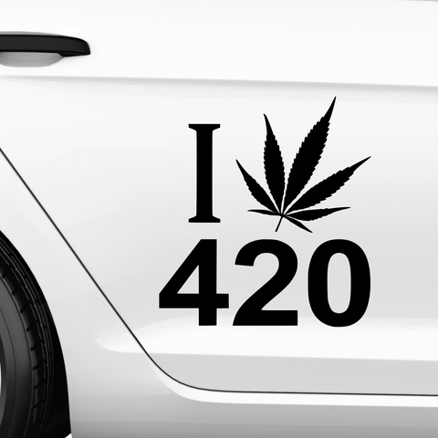 I 420 Aufkleber - Beispielansicht