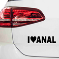 I Love Anal Aufkleber - Beispielansicht