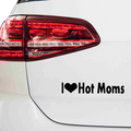 I Love Hot Moms Aufkleber - Beispielansicht