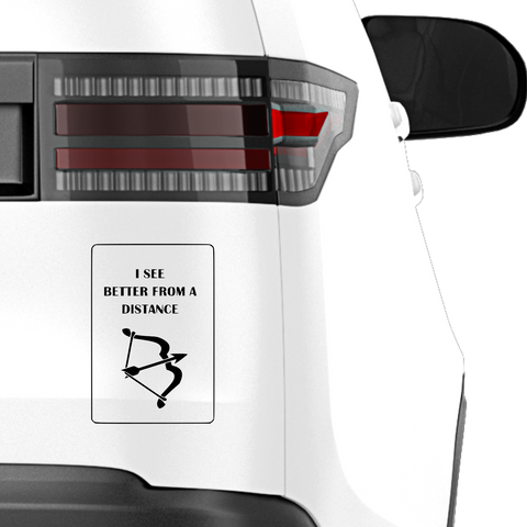 I See better from Distance Aufkleber - Beispielansicht