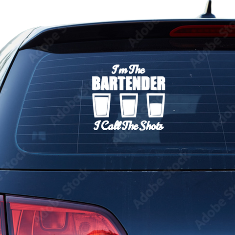 I call the Shots Aufkleber - Beispielansicht