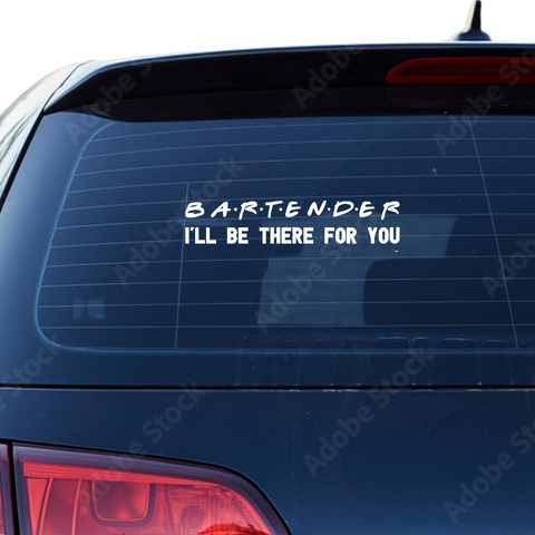 I'll be there for You Aufkleber - Beispielansicht