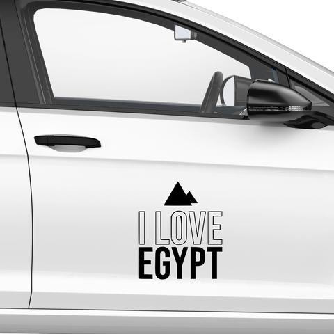 I love Agypten Aufkleber 1 - Beispielansicht