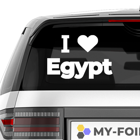 I love Agypten Aufkleber 2 - Beispielansicht