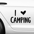 I love camping Aufkleber - Beispielansicht