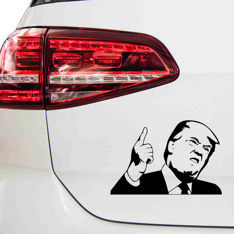 Ich hab immer recht Trump Aufkleber - Beispielansicht