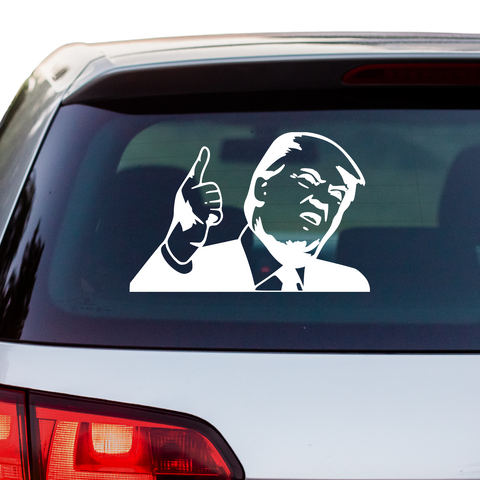 Ich hab immer recht Trump Aufkleber - Beispielansicht