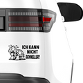 Ich kann nicht schneller Aufkleber - Beispielansicht