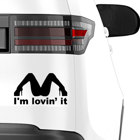 Im lovin it Aufkleber 1.5 - Beispielansicht