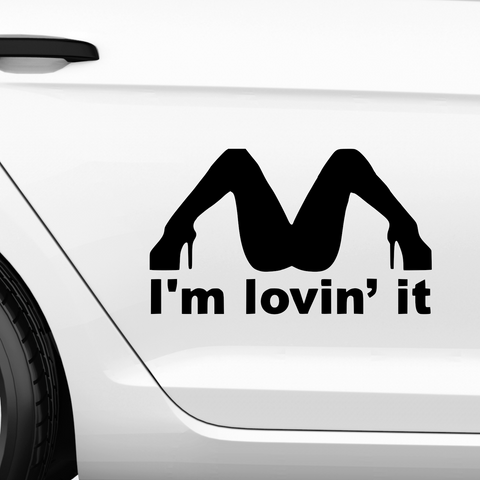 Im lovin it Aufkleber 1.5 - Beispielansicht