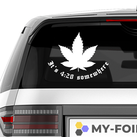 It's 420 Aufkleber - Beispielansicht