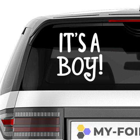 Its a Boy Aufkleber - Beispielansicht