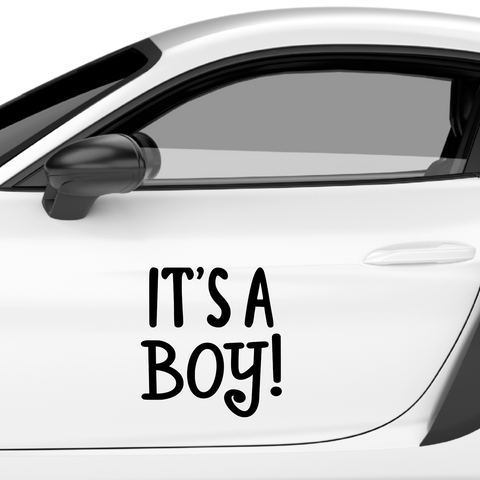 Its a Boy Aufkleber - Beispielansicht