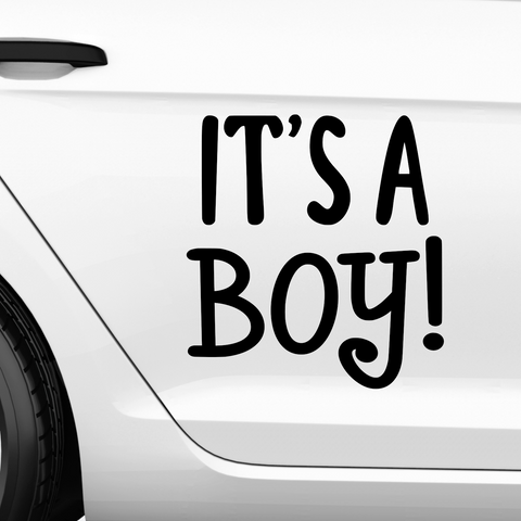 Its a Boy Aufkleber - Beispielansicht