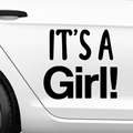 Its a Girl Aufkleber - Beispielansicht