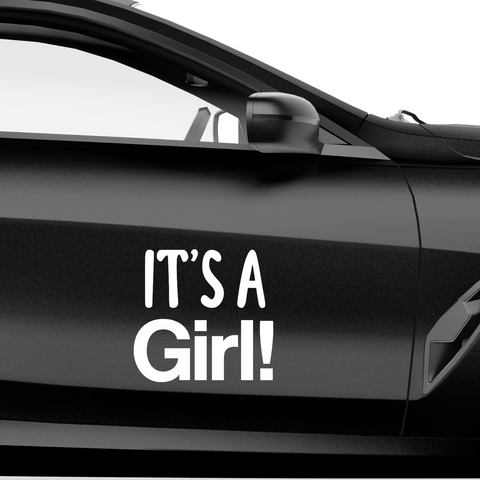 Its a Girl Aufkleber - Beispielansicht